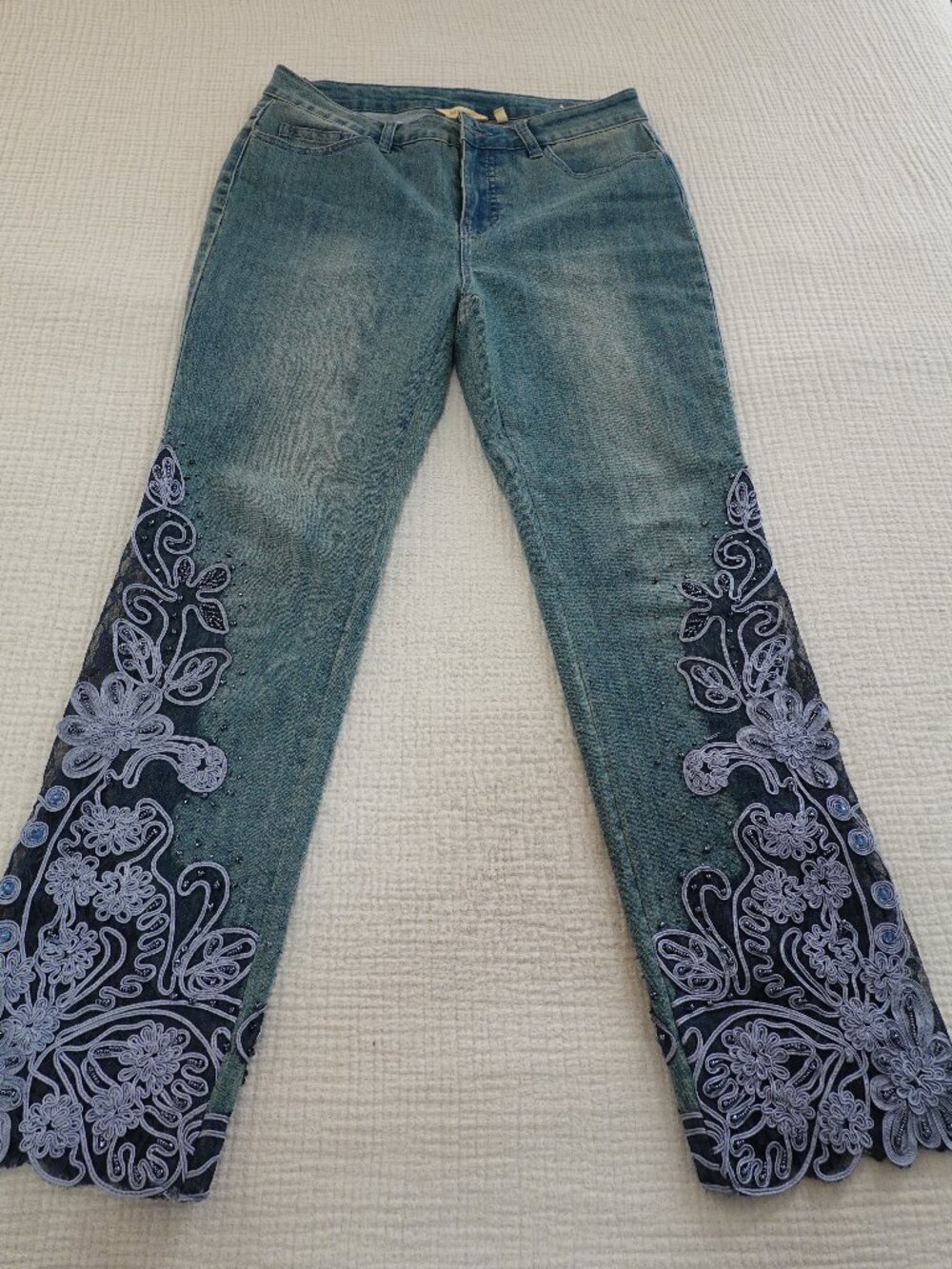 Soft Surroundings, Women's Jeans, size 6p, Blue